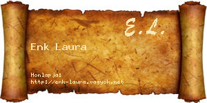 Enk Laura névjegykártya
