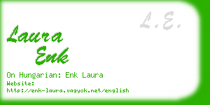 laura enk business card